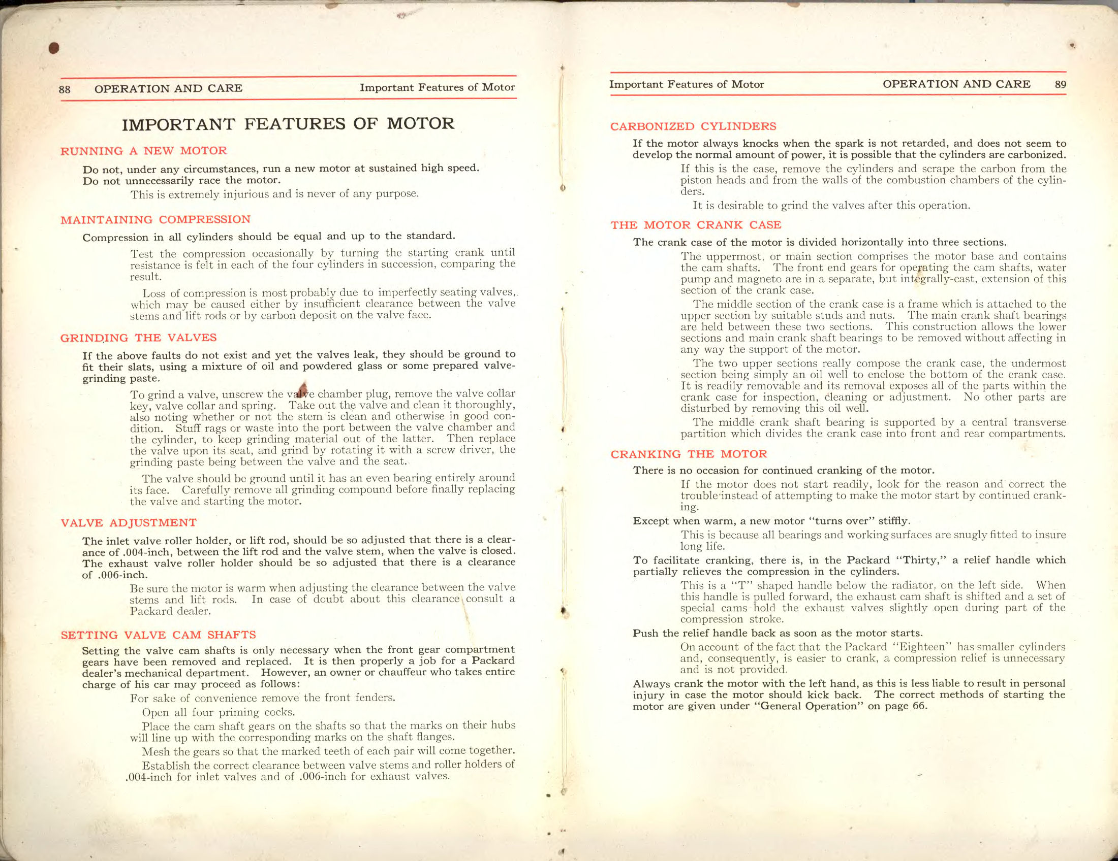1911 Packard Owners Manual Page 56